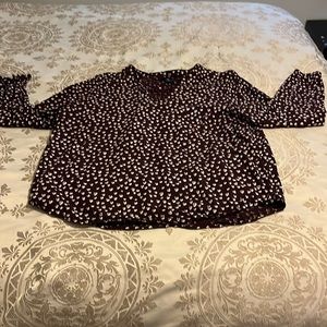 GAP blouse, heart pattern, women’s size XL
